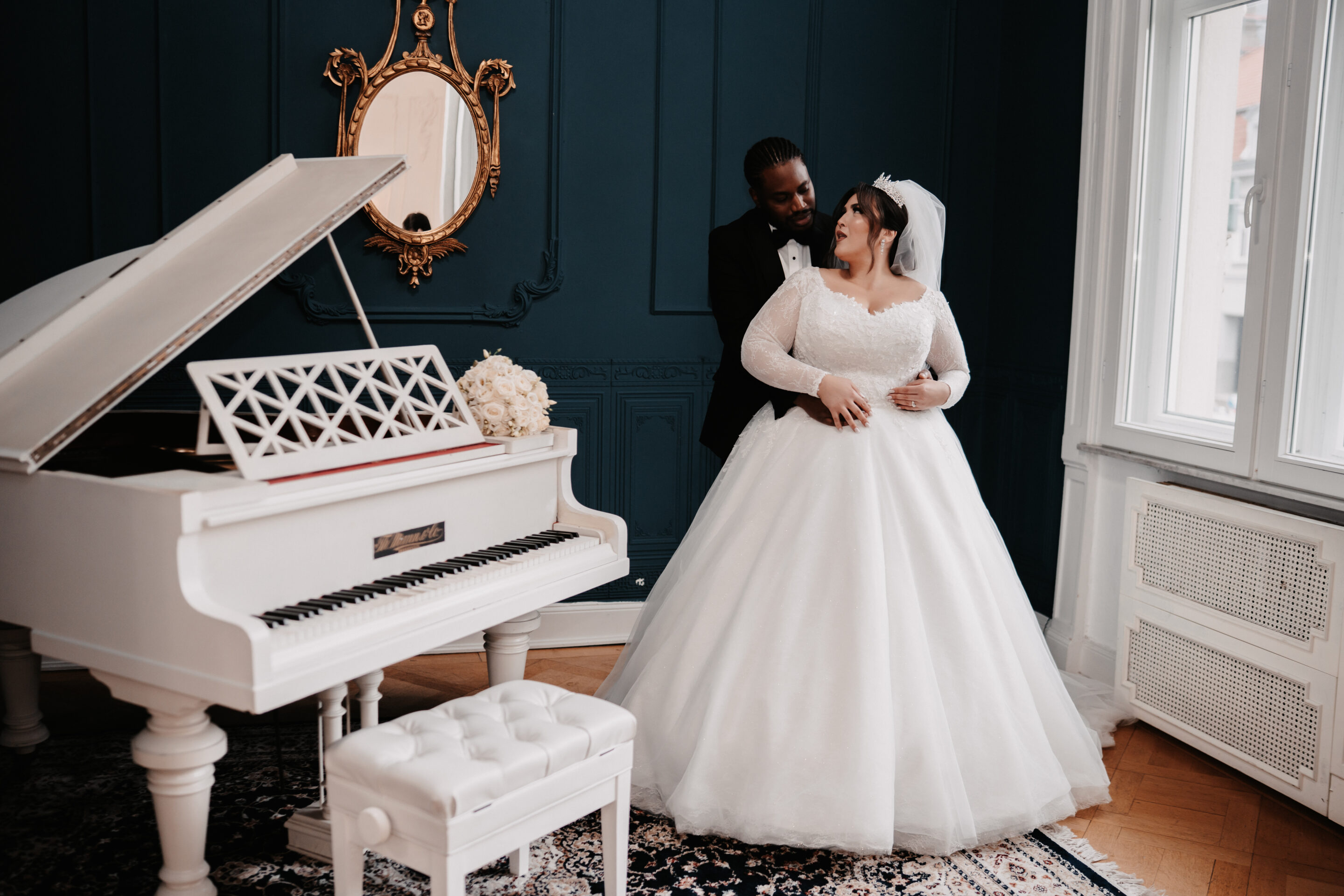 Tischdekoration Hochzeitsfotos Schloss Kerpen Burg Bergerhausen