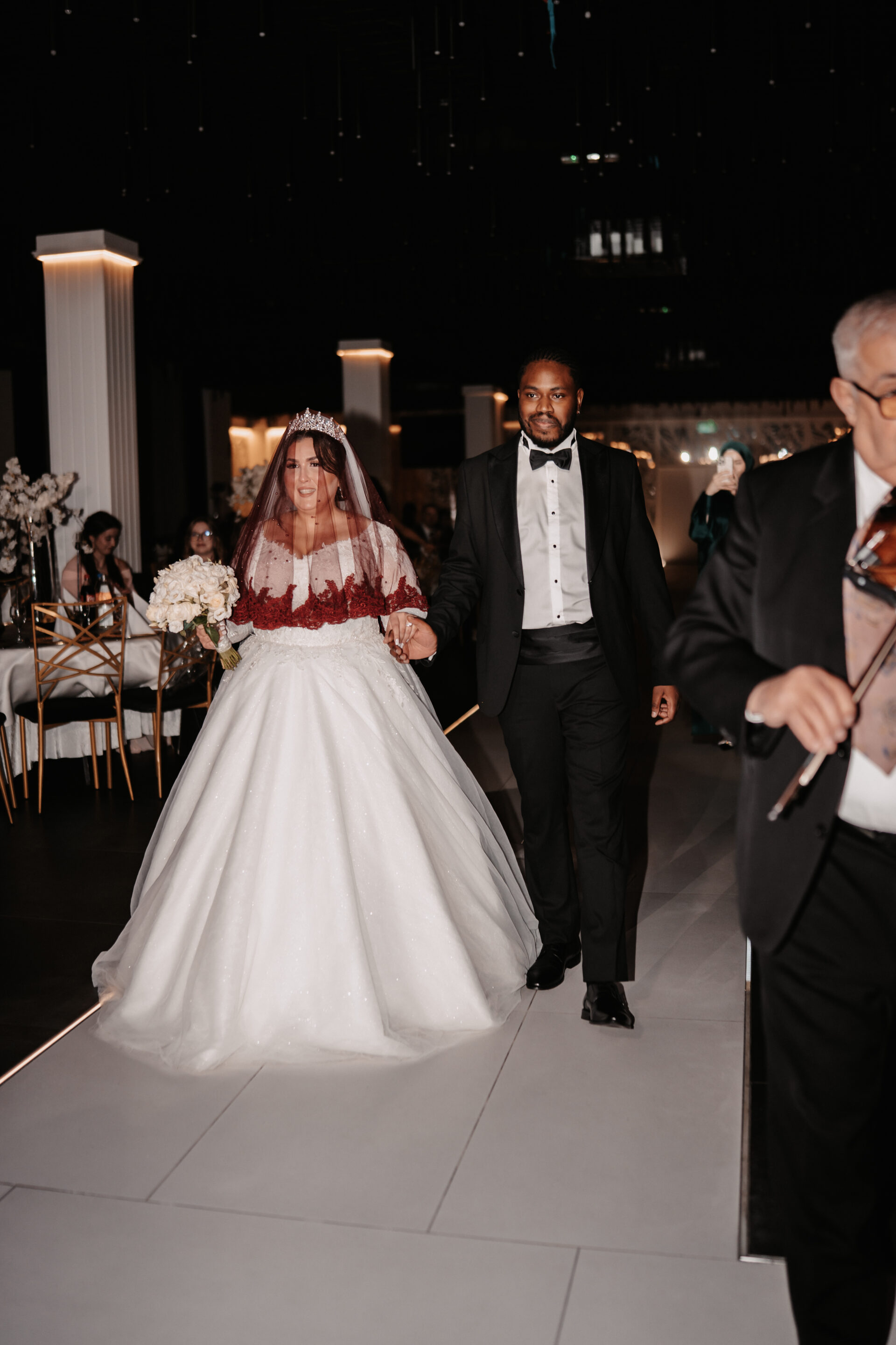 Tischdekoration Fokus Glas, grün Eukalyptus Tischläufer